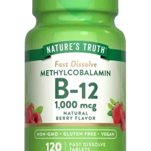 Vitamin B-12 1000 mcg Methylcobalamin - 120 Fast Dissolve Tablets